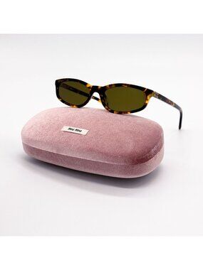 NEW MIU MIU SUNGLASSES MUA06S 14L09Z WOMEN HAVANA MU A06S, SMU A06 EYEWEAR